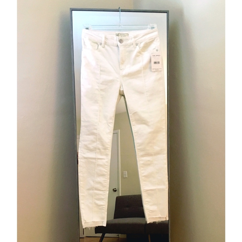 NEW Free People Pintuck Jeans - Picture 4 of 4